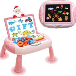 Qrytoi Gift for 1-2 Year Old Girls, Toddler Toys with Magnetic Letters and Numbers,