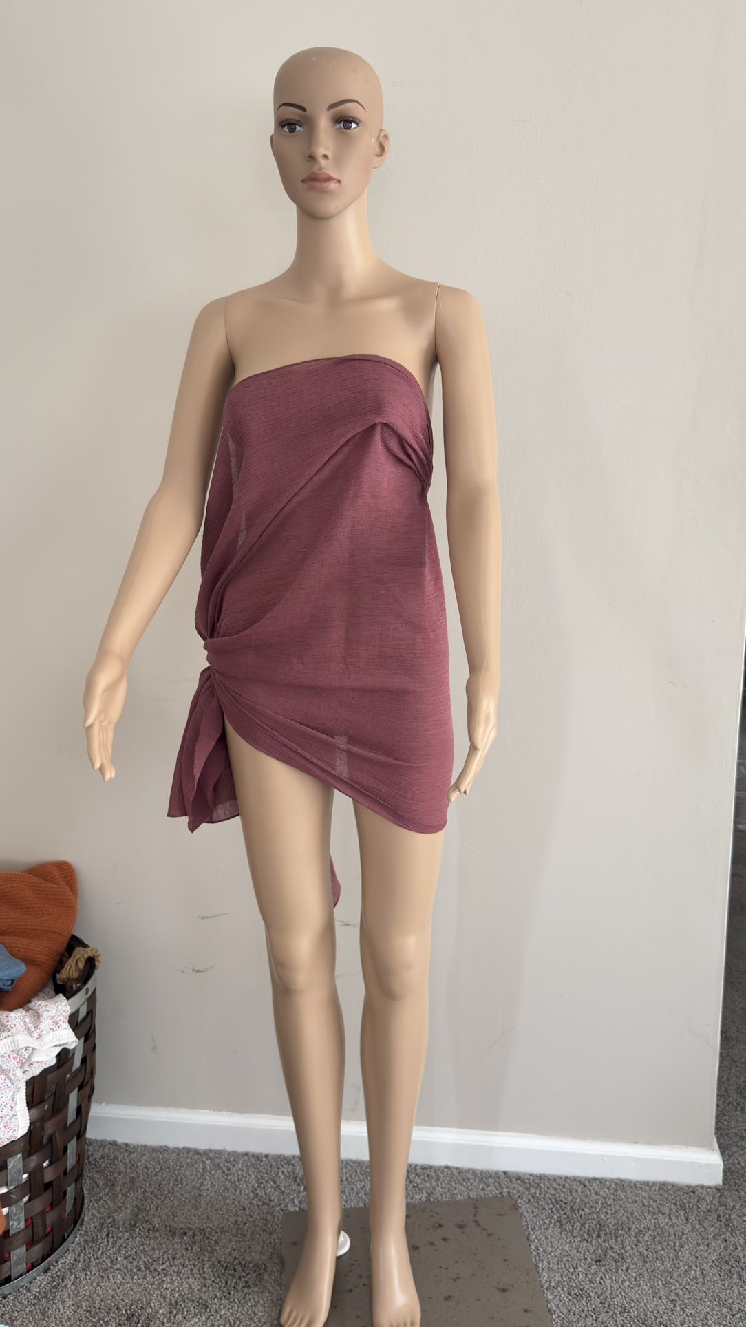 Mannequin Torso Manikin Dress Form 69 Inches Female Full Body Model Stand with Metal Base for Display Women Realistic Head Turns Plastic Adjustable De