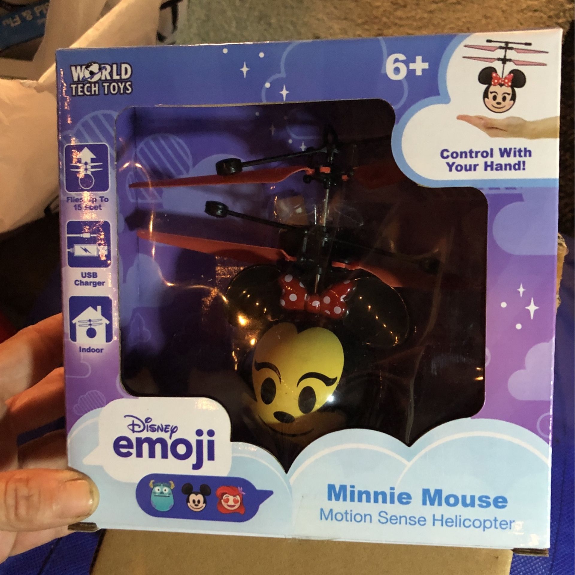 Disney Emoji Minnie Mouse Motion Spence Helicopter 