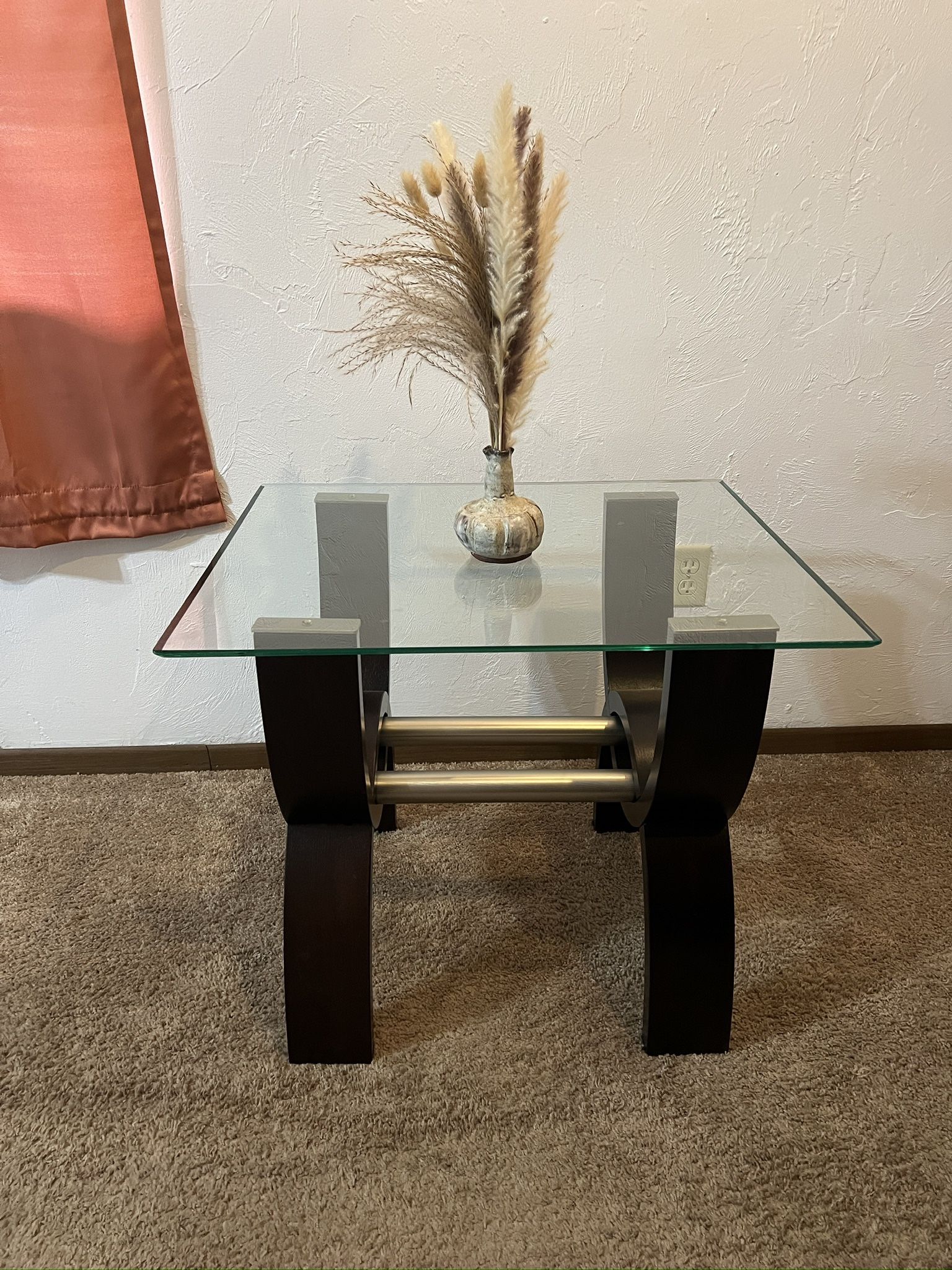 Glass End Table