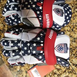 Under armour top usa lacrosse gloves