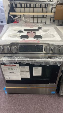 LG 6.3 cu. Ft Smart Gas Slide -in Range Probake Convention InstaView and air fry