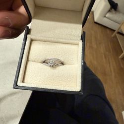 Wedding Ring and Band Set 