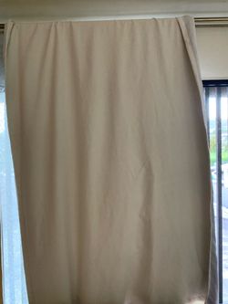 White Curtains x2