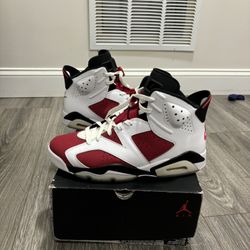 Jordan 6 Retro Carmine (2021) (size 10)