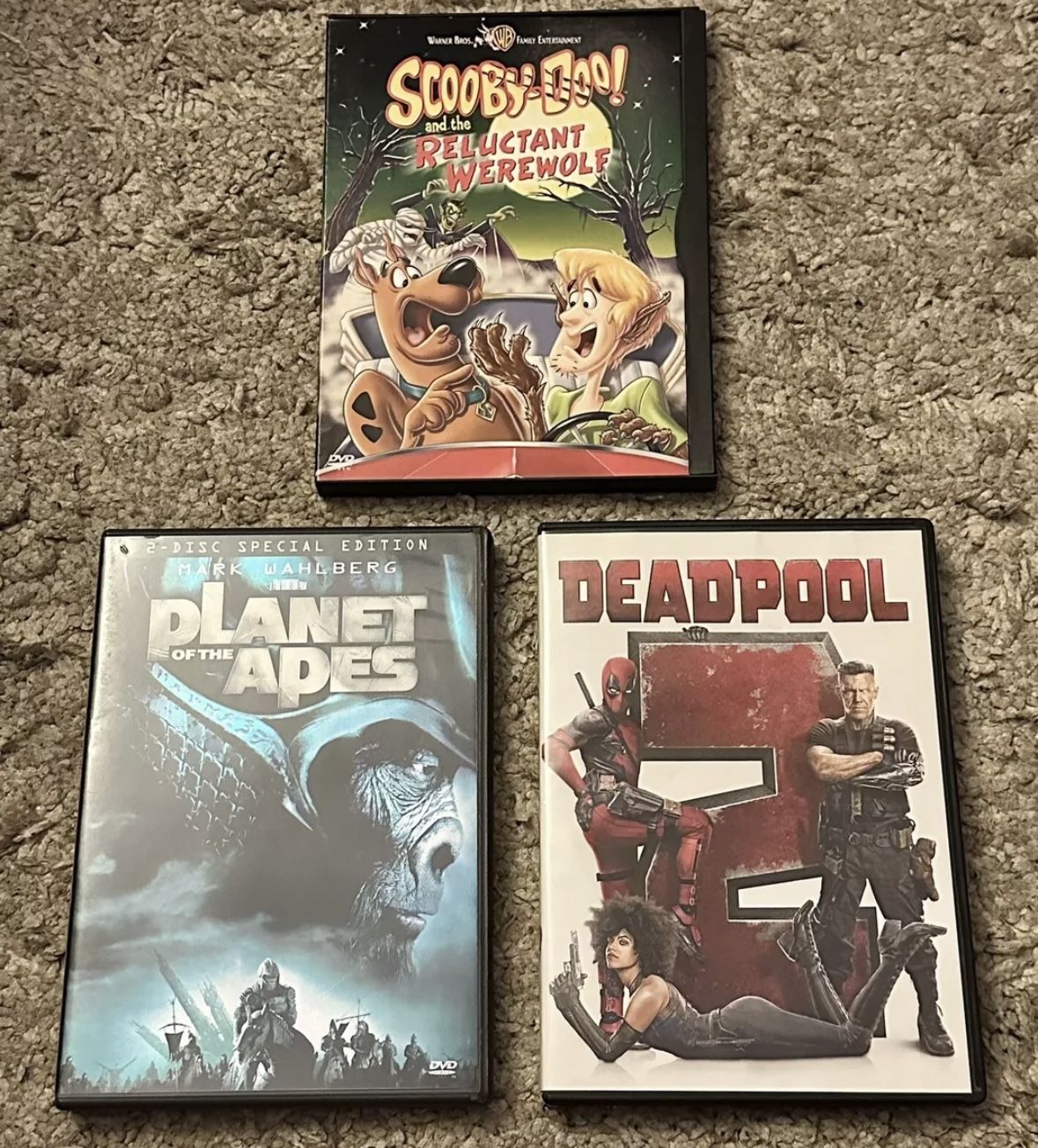 Lot of 3 DVD Movies - Mixed Genre - Comedy-Action/Adventure-Drama 2002,2006,2018