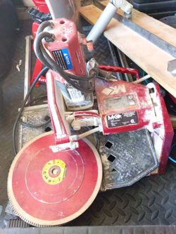 Wet tile saw cutting machine