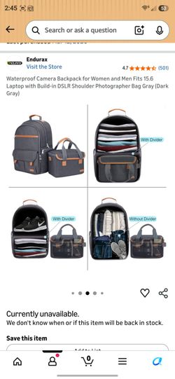 Camera Backpack