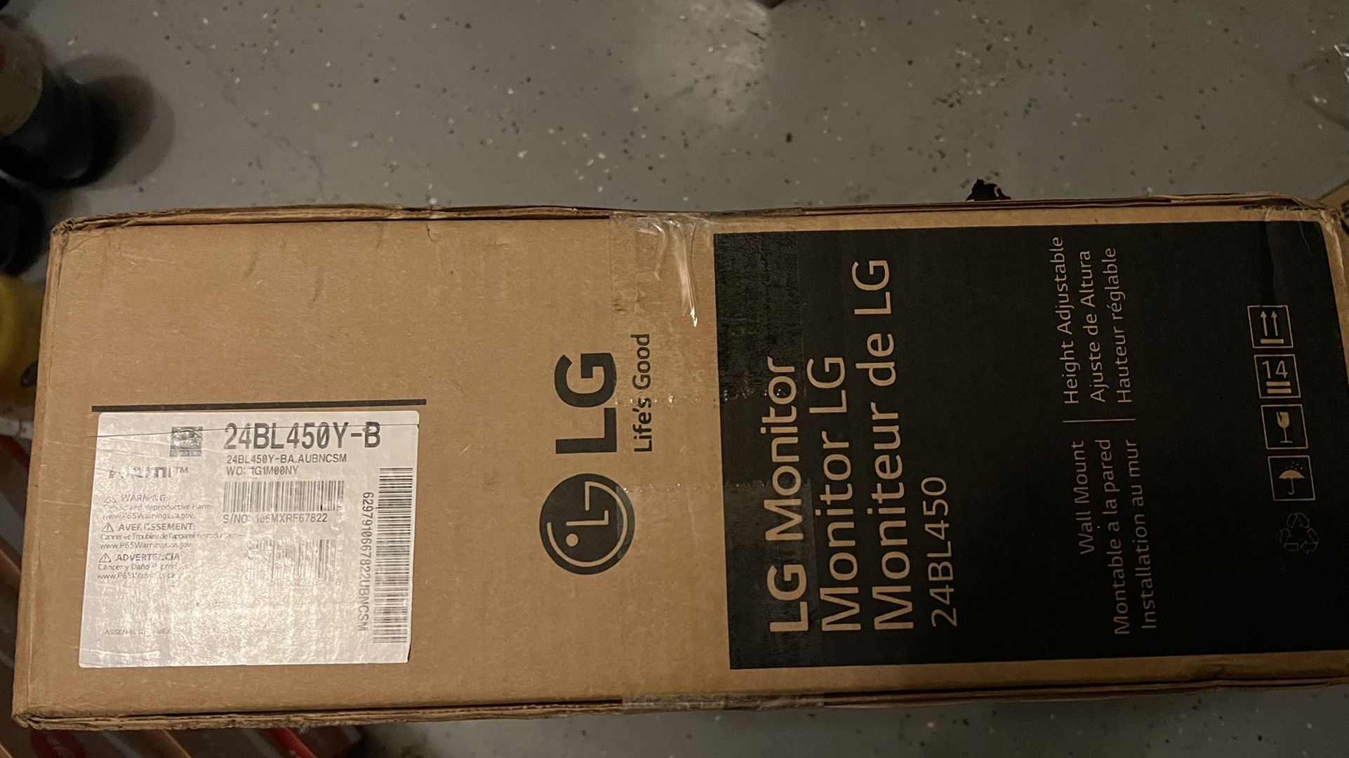 LG 24BL450Y-B 1080P Full HD Monitor