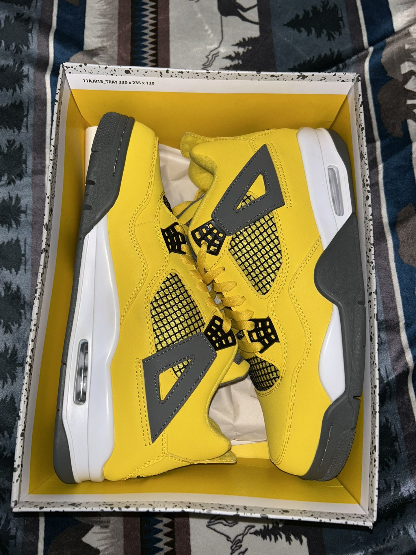 Jordan 4 Yellow Thunder Size 11