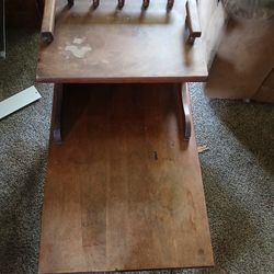 3 Pcs. Set Coffee Table And 2 End Tables Wood. Vintage