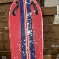 37inch Bodyboard with Grips Hand Hold Body Board Lightweight Surfboard Slick Bottom for Beginners Kids and Adults Sea Beach River