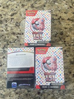 Pokémon booster Bundle Prismatic & 151