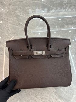 coffee birkin bag Brand new and unused