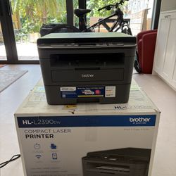 Monochrome Laser Printer and Scanner (like-new)