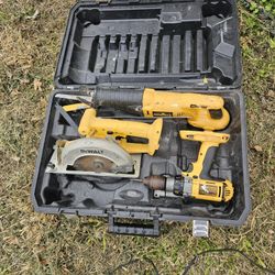 Dewalt Drills And Saw 