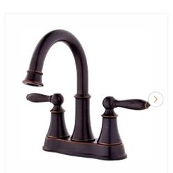 Pfister Courant 4 in. Centerset 2-Handle Bathroom Faucet in Tuscan Bronze