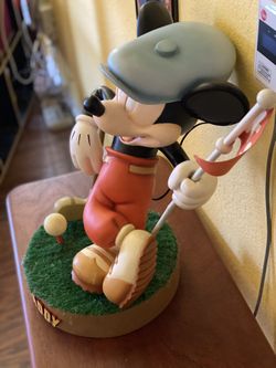 Disney Disneyland Big Fig Mickey Mouse Canine Caddy Golfer