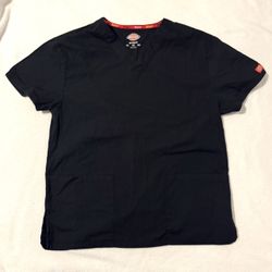 Dickies Scrubs Top Shirt Size Small