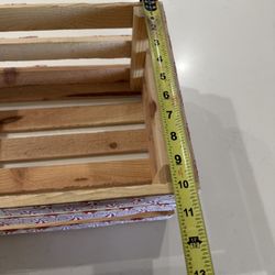 Children’s Books and wooden Crate Box