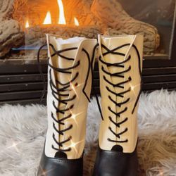 Beau+Ashe “MIRAKOL” Stiletto Heel Booties