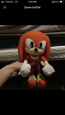 Knuckles Plush Sonic 11”