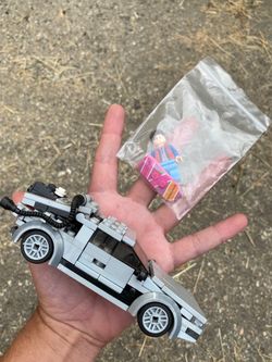 Loose Back To the Future Vehicle & Lego Fig