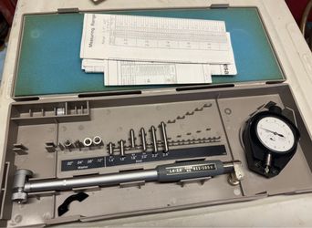 Mitutoyo No.511 Bore Gage Set 1.4 - 5.2 inches