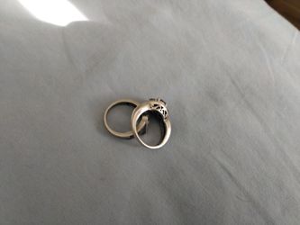 Scrap silver rings.