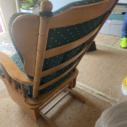 Vintage green Rocking Chair