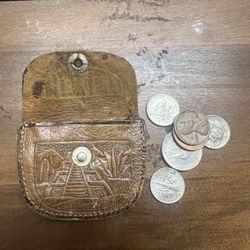 Leather Coin Wallet