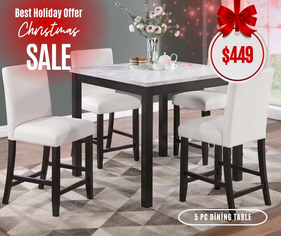 5 Pc Dining Table No Credit Needed $10 Down