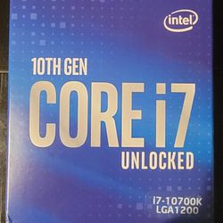 10th GEN Core i7 Unlocked/ i7-10700K/ LGA 1200