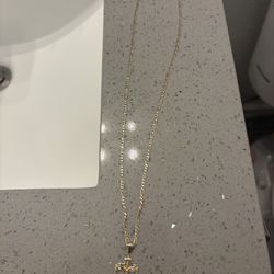 14k Figaro Chain Set