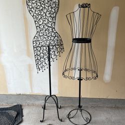 Black Metal Mannequin