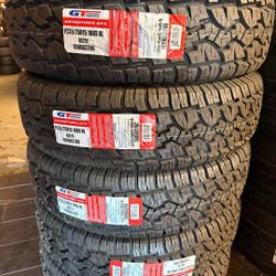 235/75R15 Set Of 4 Gt Radial A/T New Tires 