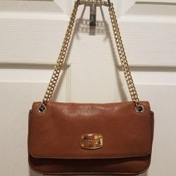 Michael Kors Brown Flap Bag