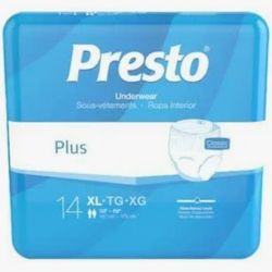 PRESTO ADULT PULL UP BRIEFS