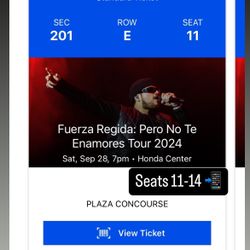 Fuerza Regida Tickets Anaheim