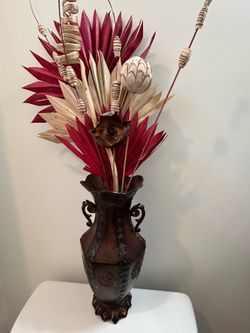 Vase with arrangement