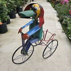 Metal Dog Plant Stand (Yard Art) Clay Pots, Planters