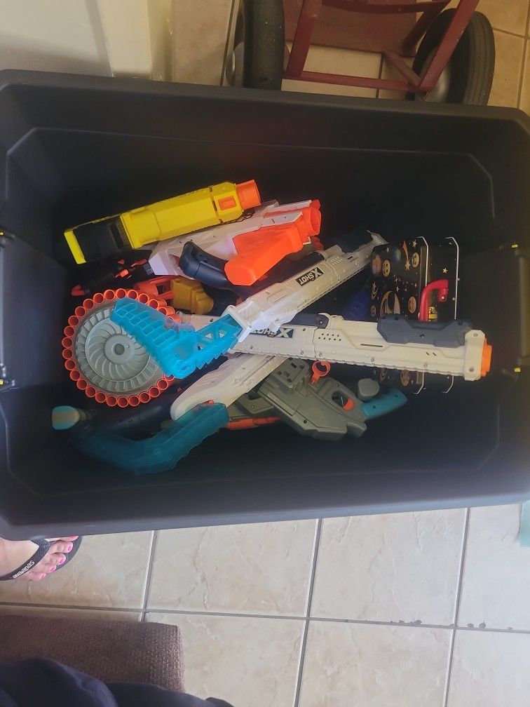 Nerf Guns (Lot of Nine)