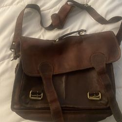 Brown Leather Satchel