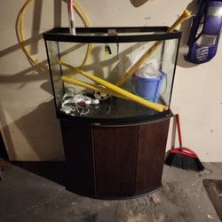 60 gallon fish tank and stand Mint Condition 