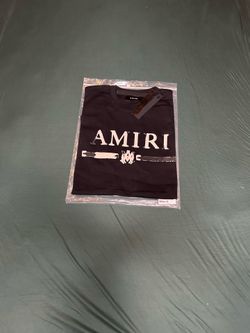 Amiri black cotton t-shirt