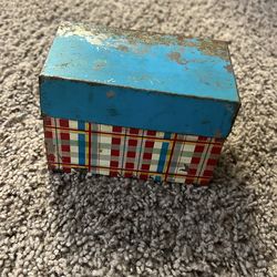 Vintage Ohio Art Tin Toy Box