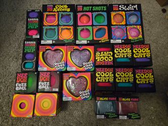 Needoh Cool Cats, Ice Berg,  ice Cube Toys