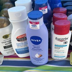 Lotion Nivea,Eucerin,Palmers