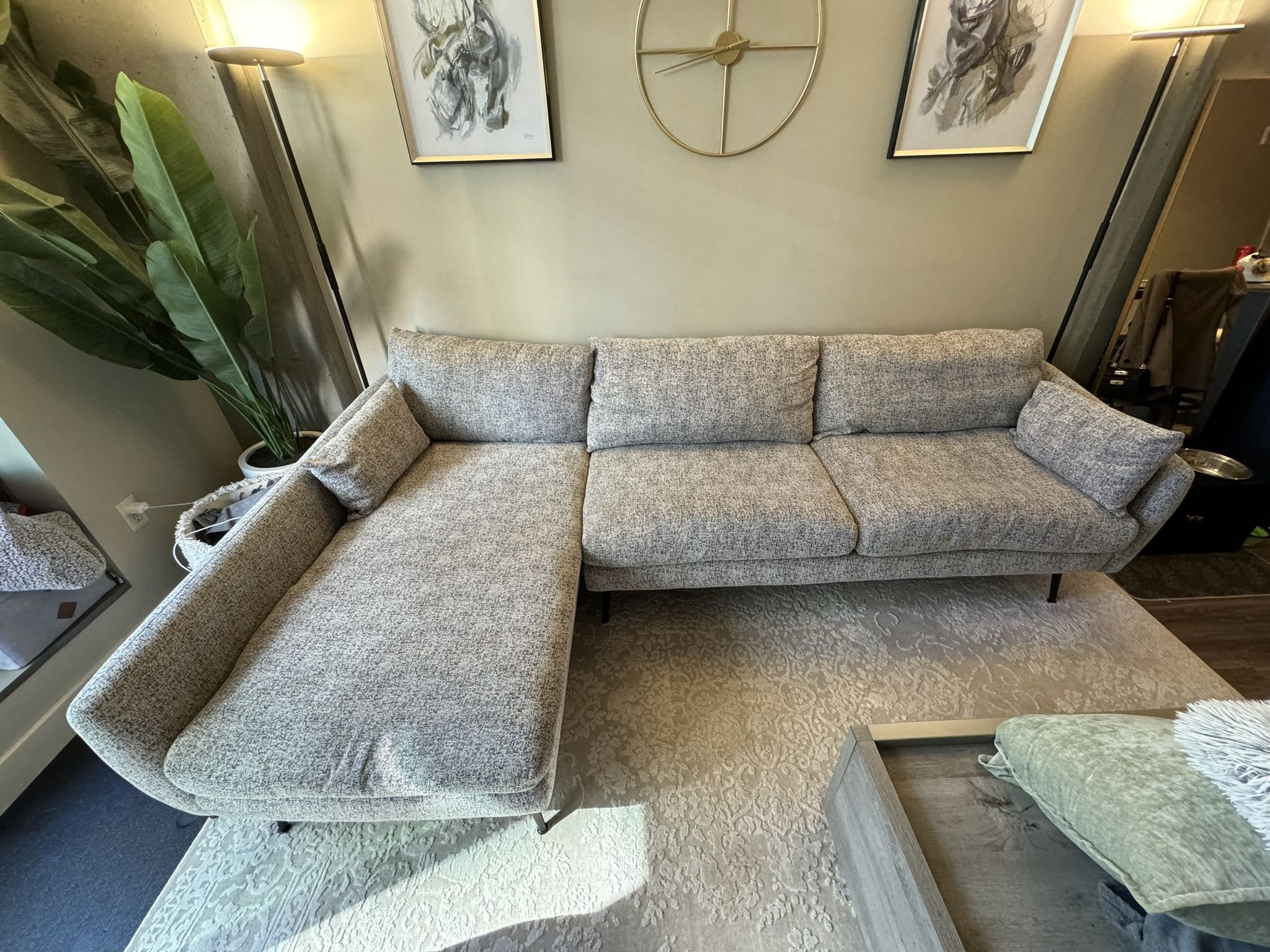 2 Piece Sectional Sofa - $900 OBO