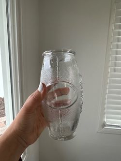 Football drinking glass